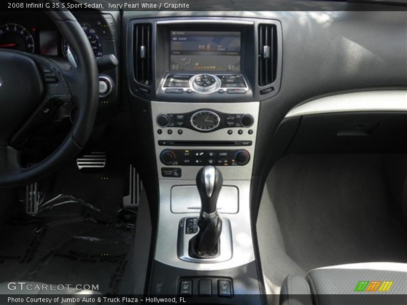 Ivory Pearl White / Graphite 2008 Infiniti G 35 S Sport Sedan