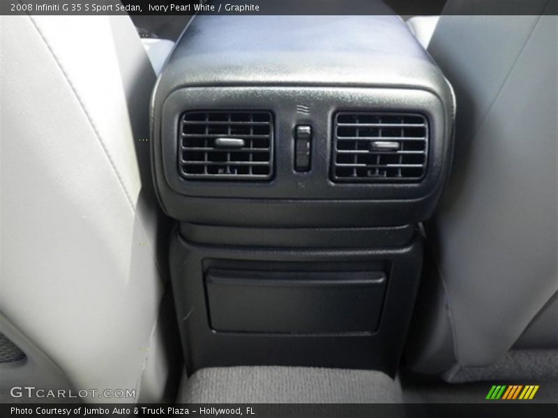 Ivory Pearl White / Graphite 2008 Infiniti G 35 S Sport Sedan