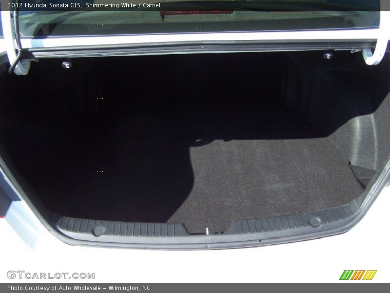 Shimmering White / Camel 2012 Hyundai Sonata GLS