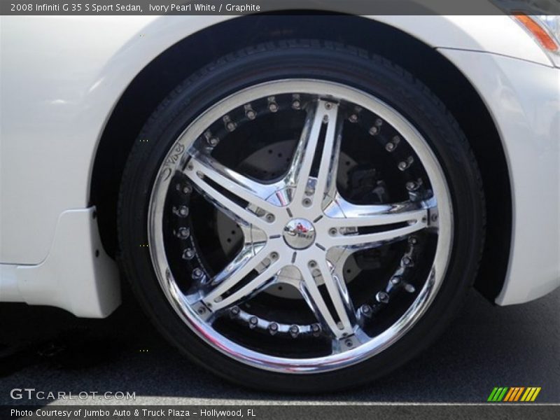 Ivory Pearl White / Graphite 2008 Infiniti G 35 S Sport Sedan