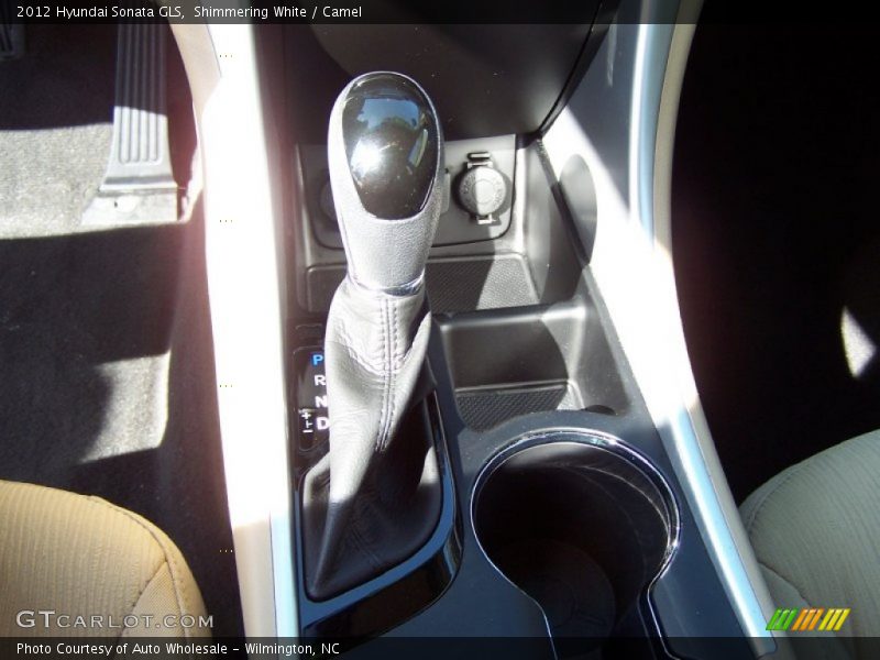 Shimmering White / Camel 2012 Hyundai Sonata GLS