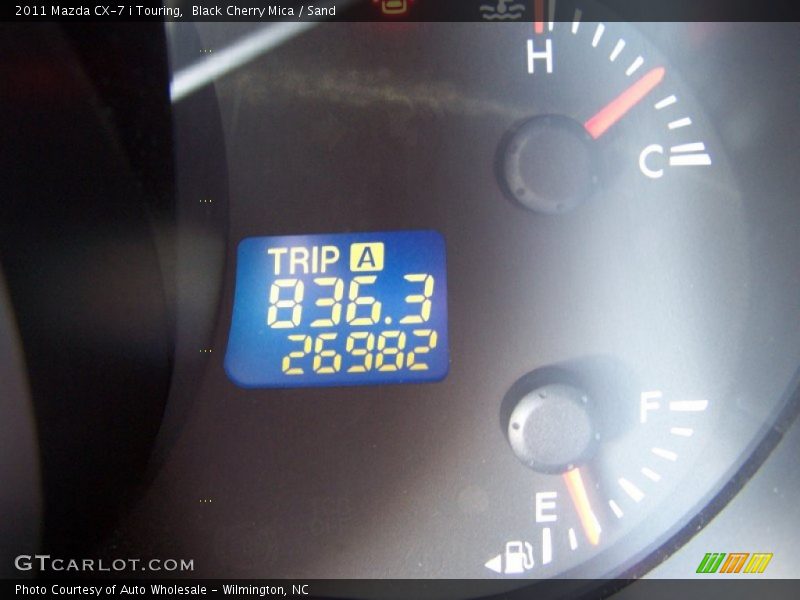 Black Cherry Mica / Sand 2011 Mazda CX-7 i Touring