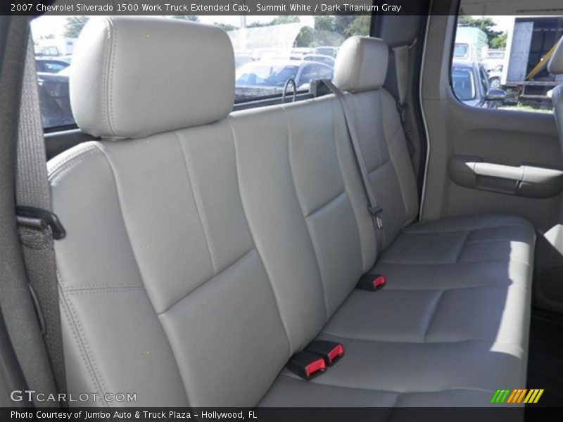 Summit White / Dark Titanium Gray 2007 Chevrolet Silverado 1500 Work Truck Extended Cab