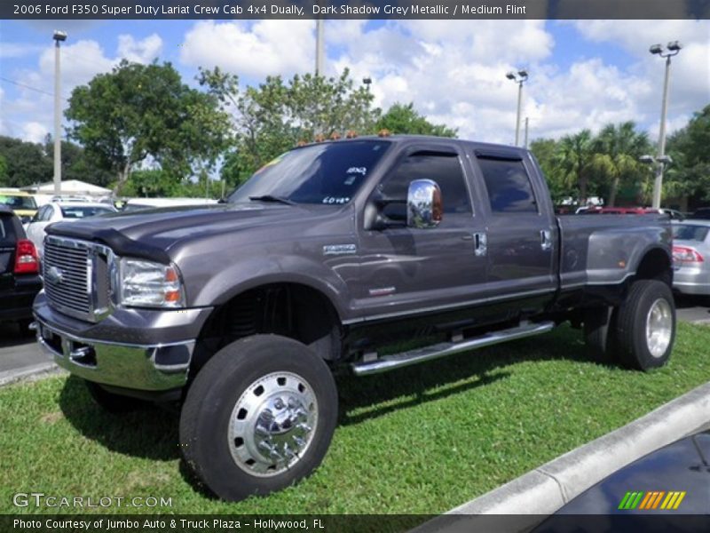 Dark Shadow Grey Metallic / Medium Flint 2006 Ford F350 Super Duty Lariat Crew Cab 4x4 Dually