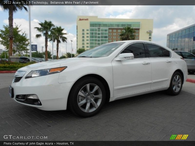 Bellanova White Pearl / Parchment 2012 Acura TL 3.5 Technology