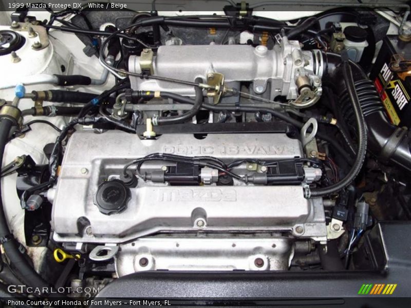 1999 Protege DX Engine - 1.6 Liter DOHC 16-Valve 4 Cylinder