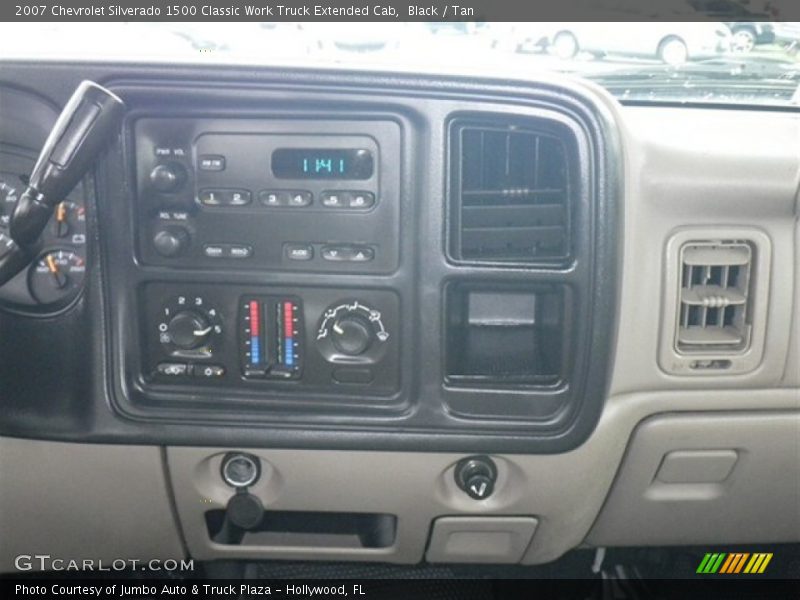 Black / Tan 2007 Chevrolet Silverado 1500 Classic Work Truck Extended Cab
