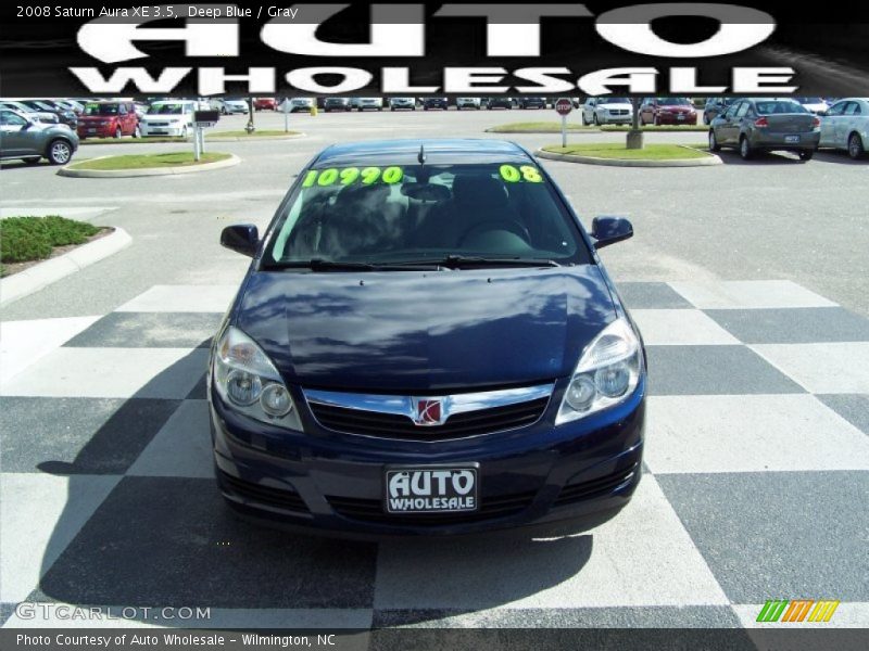 Deep Blue / Gray 2008 Saturn Aura XE 3.5
