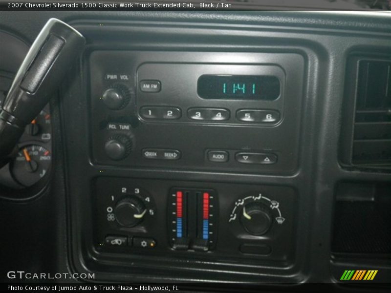 Black / Tan 2007 Chevrolet Silverado 1500 Classic Work Truck Extended Cab