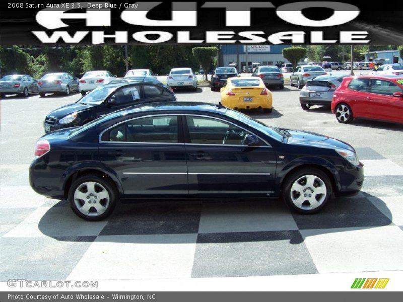 Deep Blue / Gray 2008 Saturn Aura XE 3.5