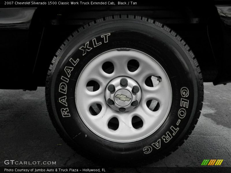 Black / Tan 2007 Chevrolet Silverado 1500 Classic Work Truck Extended Cab