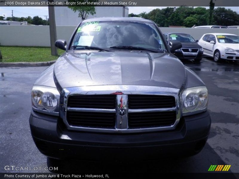 Bright Silver Metallic / Medium Slate Gray 2006 Dodge Dakota ST Club Cab