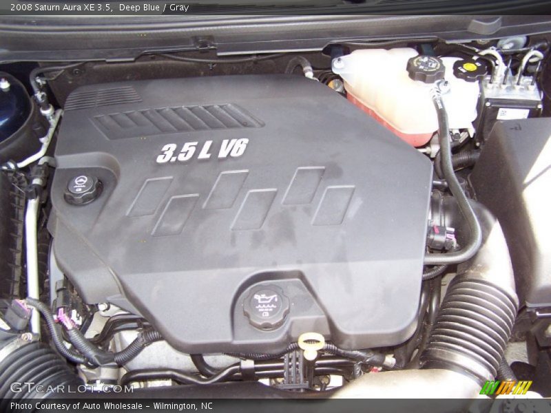 Deep Blue / Gray 2008 Saturn Aura XE 3.5