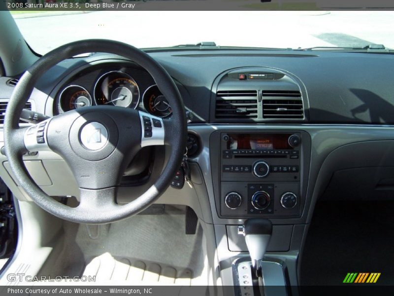 Deep Blue / Gray 2008 Saturn Aura XE 3.5