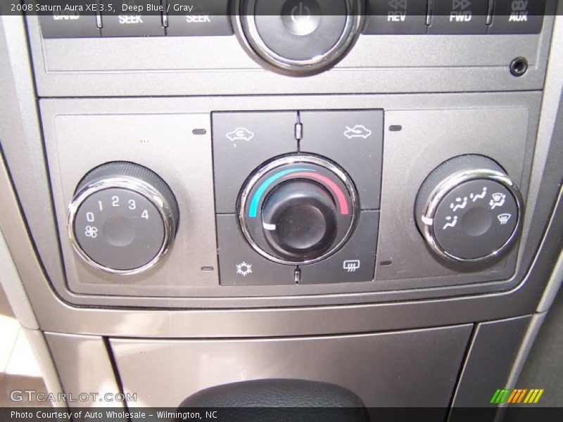 Deep Blue / Gray 2008 Saturn Aura XE 3.5
