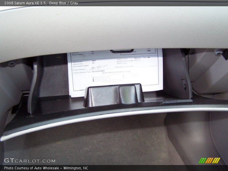 Deep Blue / Gray 2008 Saturn Aura XE 3.5