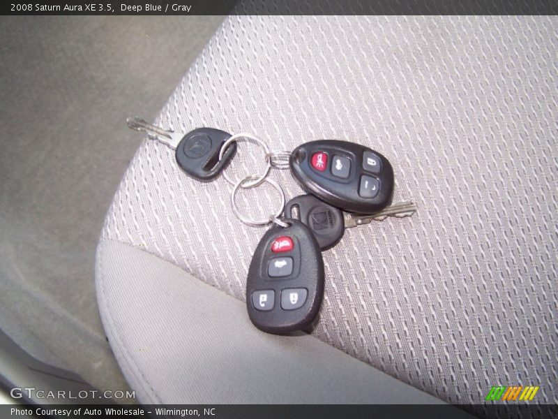 Deep Blue / Gray 2008 Saturn Aura XE 3.5