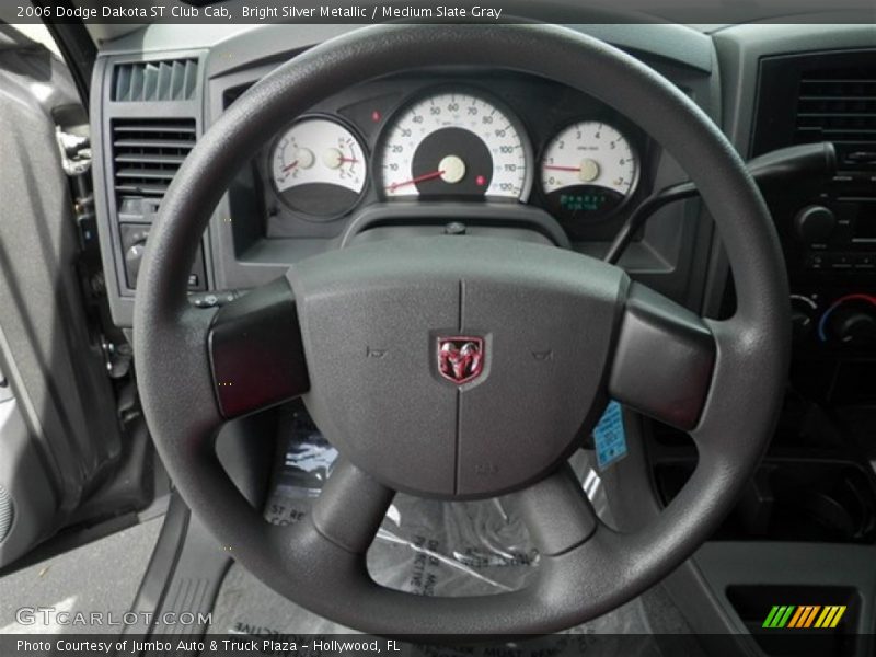 Bright Silver Metallic / Medium Slate Gray 2006 Dodge Dakota ST Club Cab