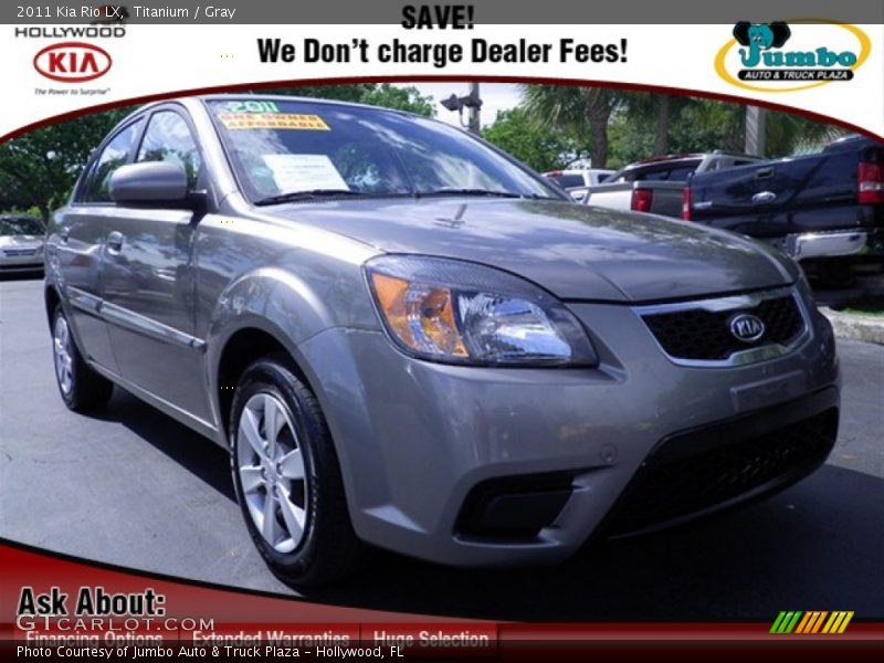 Titanium / Gray 2011 Kia Rio LX