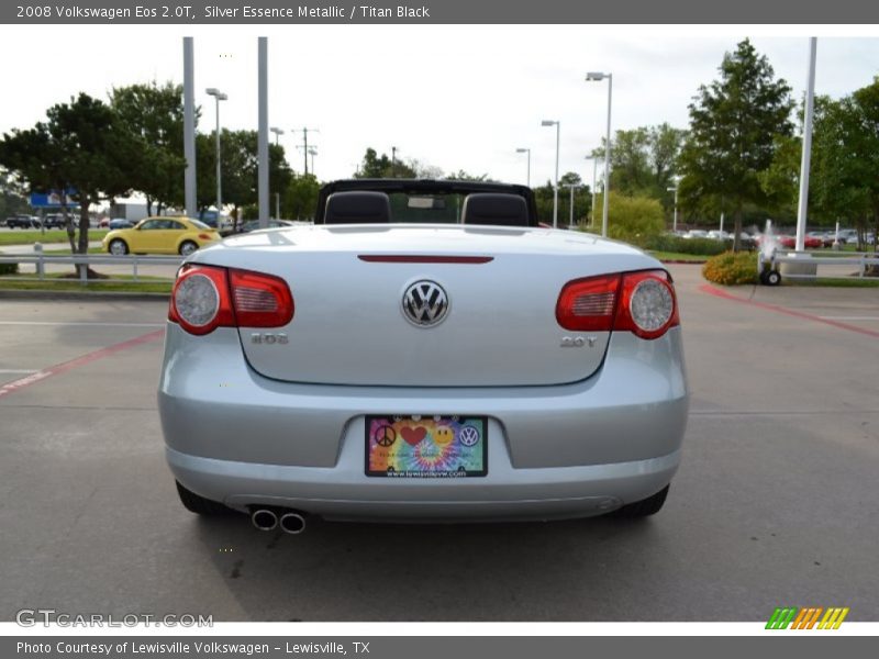 Silver Essence Metallic / Titan Black 2008 Volkswagen Eos 2.0T