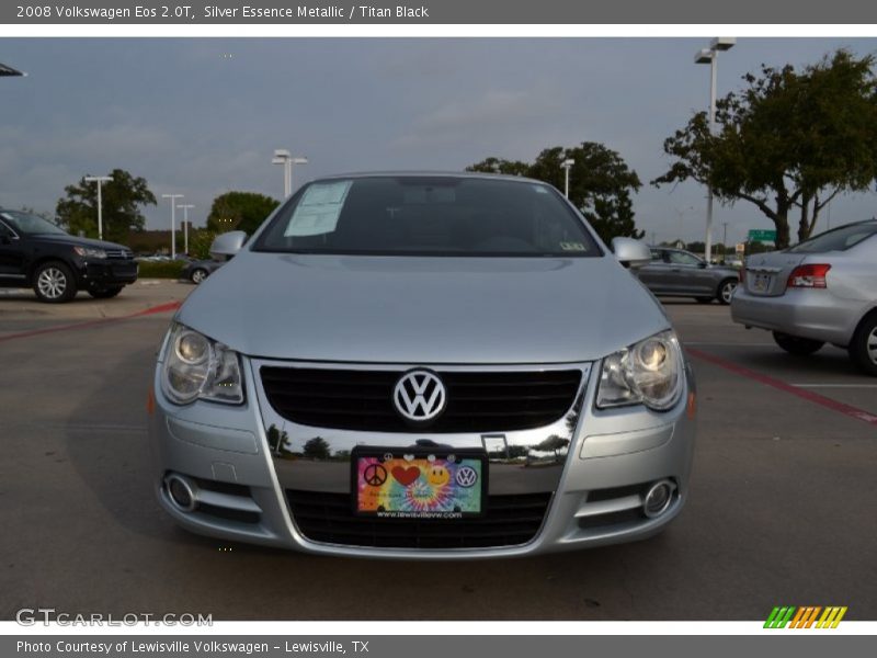Silver Essence Metallic / Titan Black 2008 Volkswagen Eos 2.0T