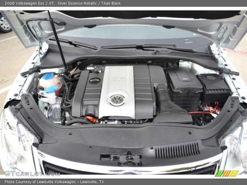 Silver Essence Metallic / Titan Black 2008 Volkswagen Eos 2.0T
