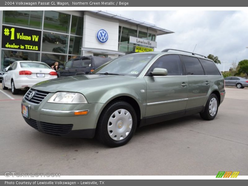 Northern Green Metallic / Beige 2004 Volkswagen Passat GL Wagon