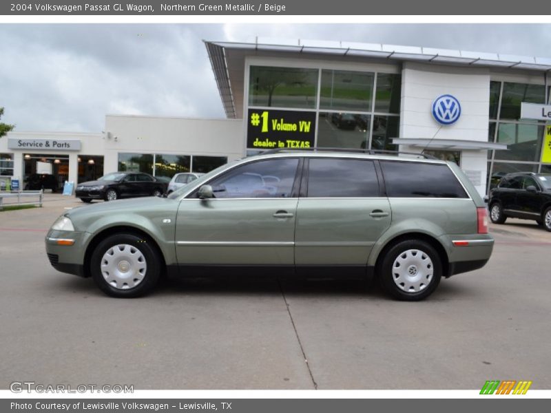 Northern Green Metallic / Beige 2004 Volkswagen Passat GL Wagon