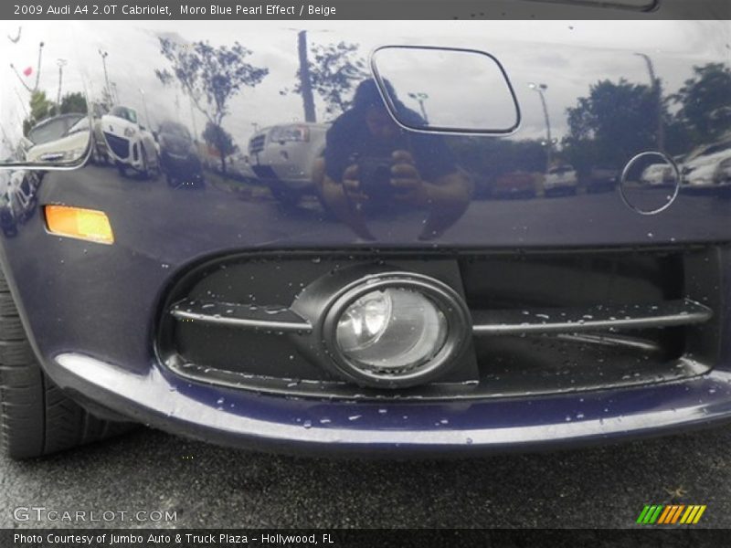 Moro Blue Pearl Effect / Beige 2009 Audi A4 2.0T Cabriolet