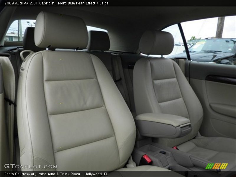 Moro Blue Pearl Effect / Beige 2009 Audi A4 2.0T Cabriolet