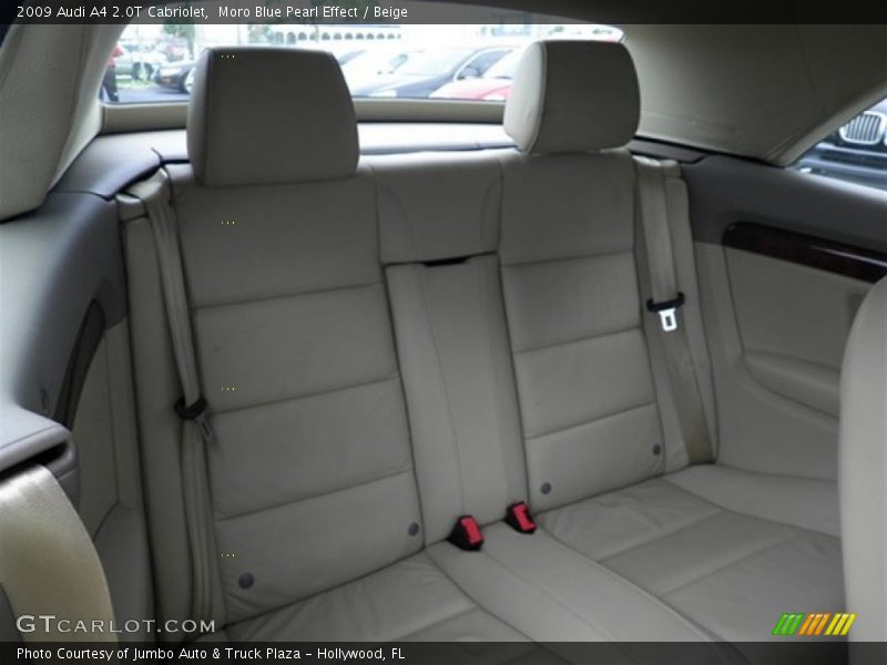 Moro Blue Pearl Effect / Beige 2009 Audi A4 2.0T Cabriolet