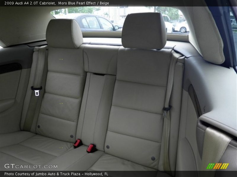 Moro Blue Pearl Effect / Beige 2009 Audi A4 2.0T Cabriolet