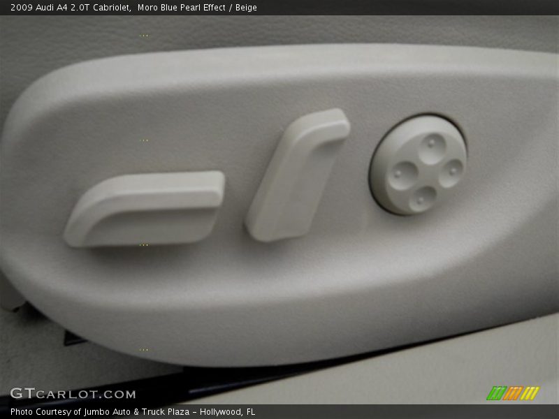 Moro Blue Pearl Effect / Beige 2009 Audi A4 2.0T Cabriolet