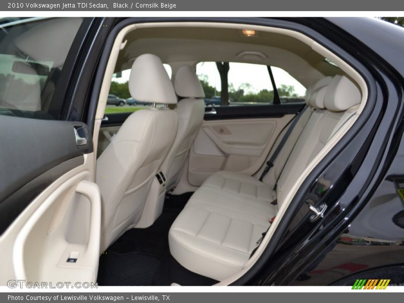 Black / Cornsilk Beige 2010 Volkswagen Jetta TDI Sedan