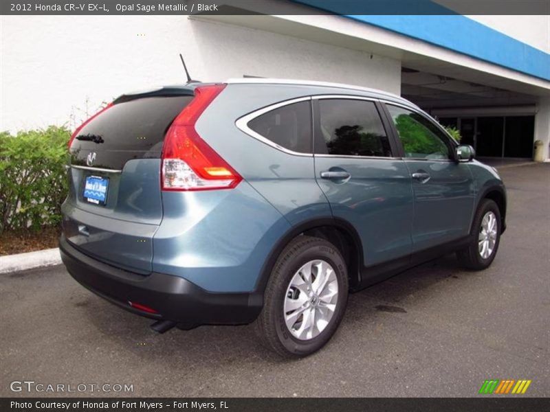 Opal Sage Metallic / Black 2012 Honda CR-V EX-L