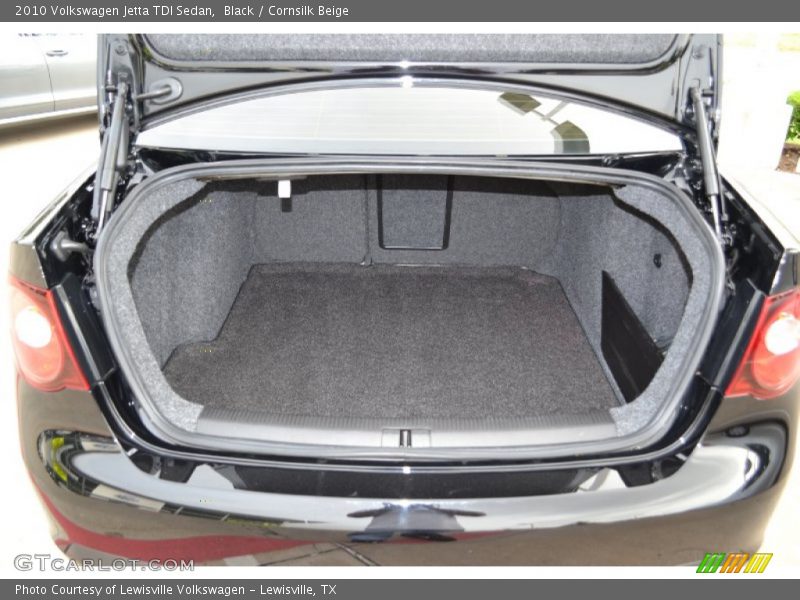 Black / Cornsilk Beige 2010 Volkswagen Jetta TDI Sedan