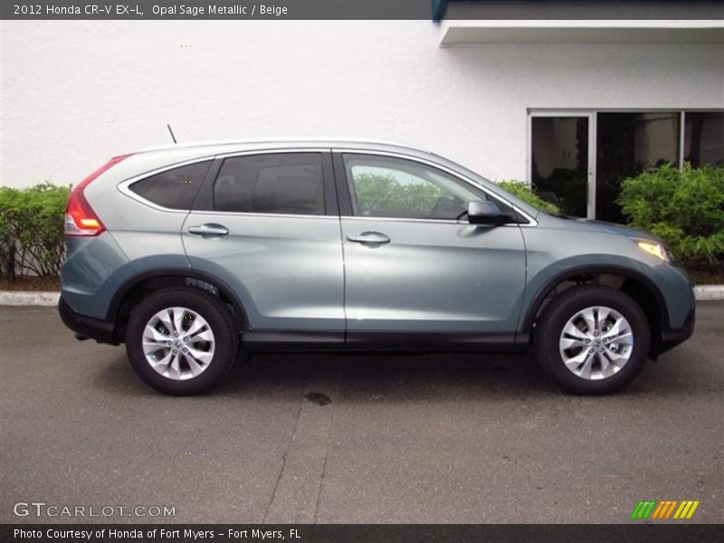 Opal Sage Metallic / Beige 2012 Honda CR-V EX-L