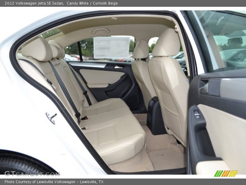 Candy White / Cornsilk Beige 2013 Volkswagen Jetta SE Sedan