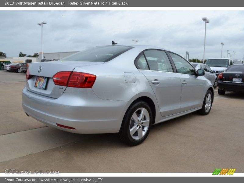 Reflex Silver Metallic / Titan Black 2013 Volkswagen Jetta TDI Sedan