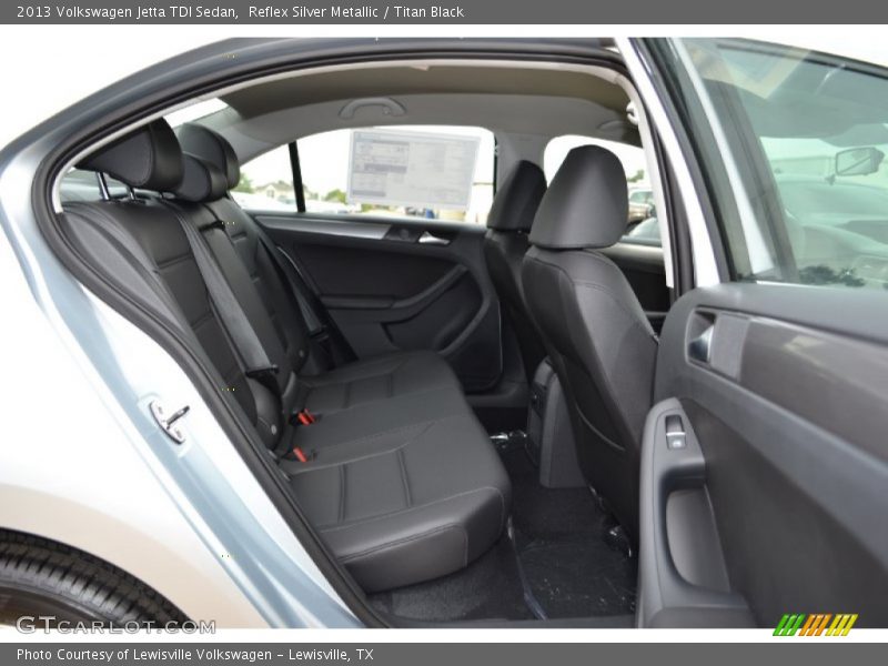 Reflex Silver Metallic / Titan Black 2013 Volkswagen Jetta TDI Sedan