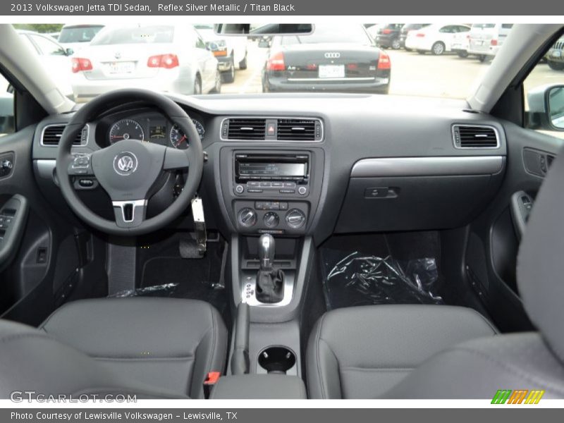 Reflex Silver Metallic / Titan Black 2013 Volkswagen Jetta TDI Sedan