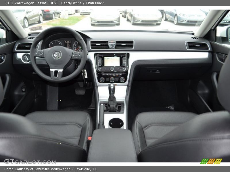 Candy White / Titan Black 2013 Volkswagen Passat TDI SE