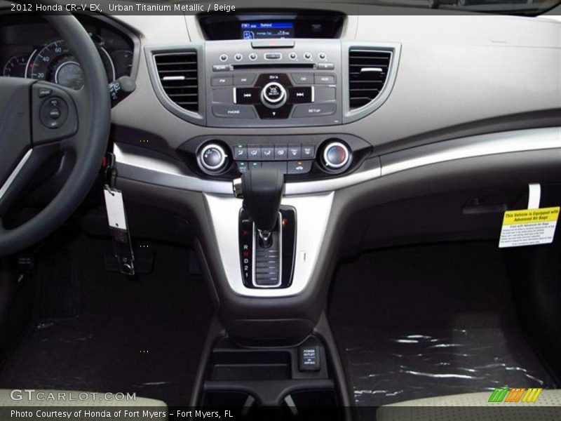 Controls of 2012 CR-V EX