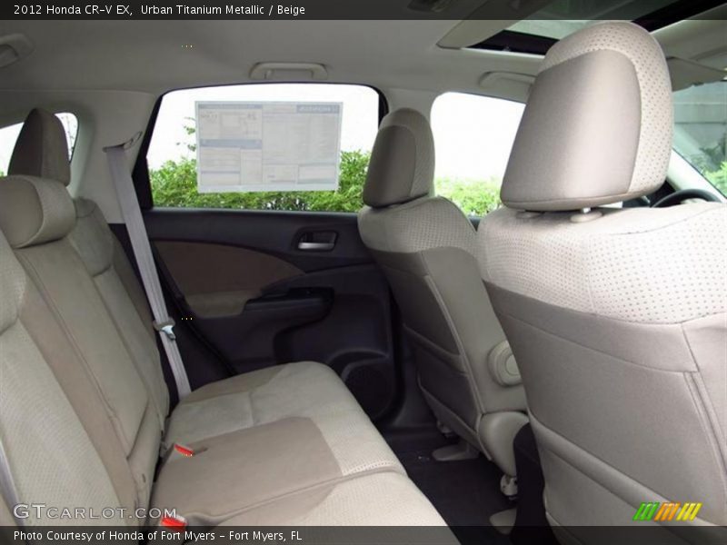 Urban Titanium Metallic / Beige 2012 Honda CR-V EX