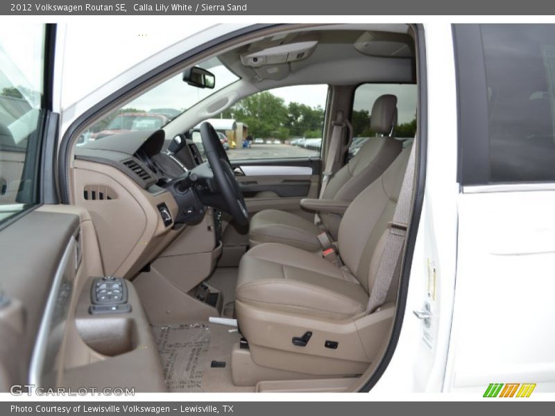 Calla Lily White / Sierra Sand 2012 Volkswagen Routan SE
