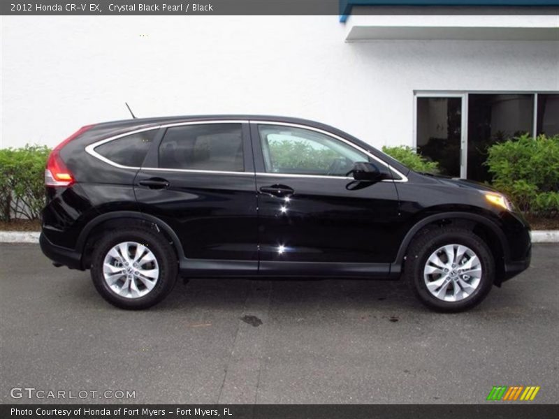 Crystal Black Pearl / Black 2012 Honda CR-V EX