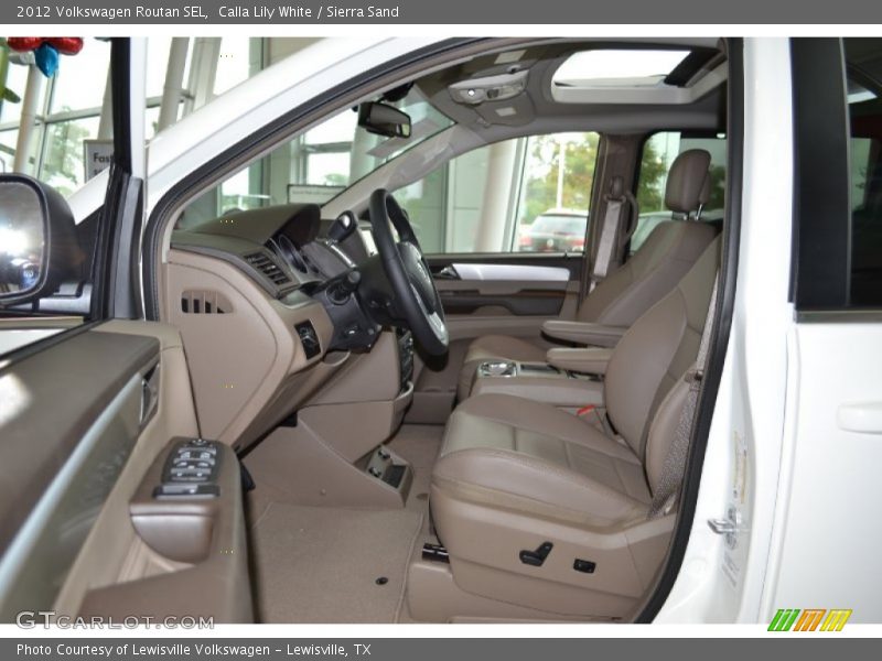 Calla Lily White / Sierra Sand 2012 Volkswagen Routan SEL