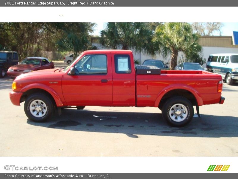 Bright Red / Dark Graphite 2001 Ford Ranger Edge SuperCab