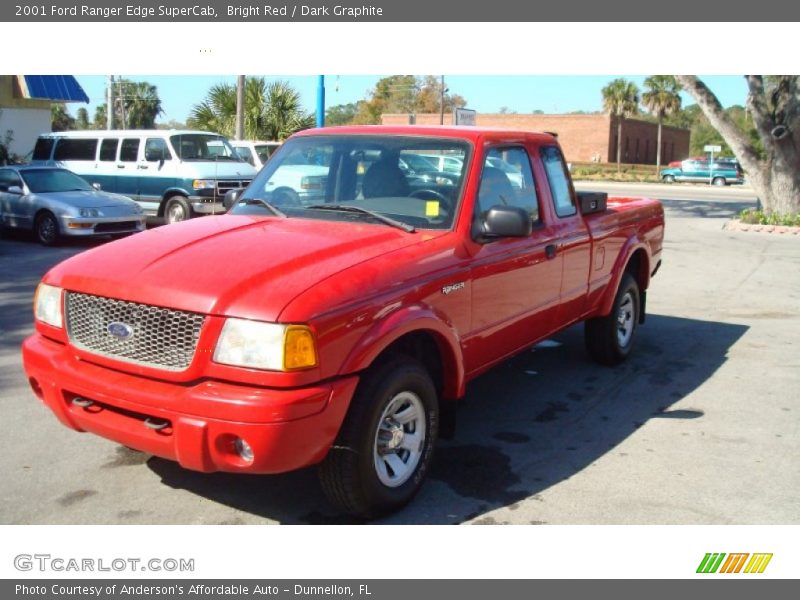 Bright Red / Dark Graphite 2001 Ford Ranger Edge SuperCab