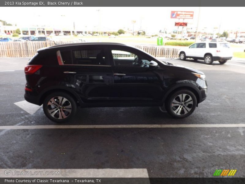 Black Cherry / Black 2013 Kia Sportage EX